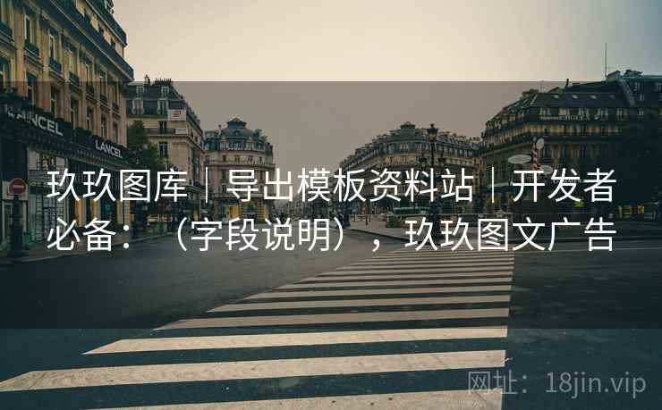 玖玖图库｜导出模板资料站｜开发者必备：（字段说明），玖玖图文广告  第1张